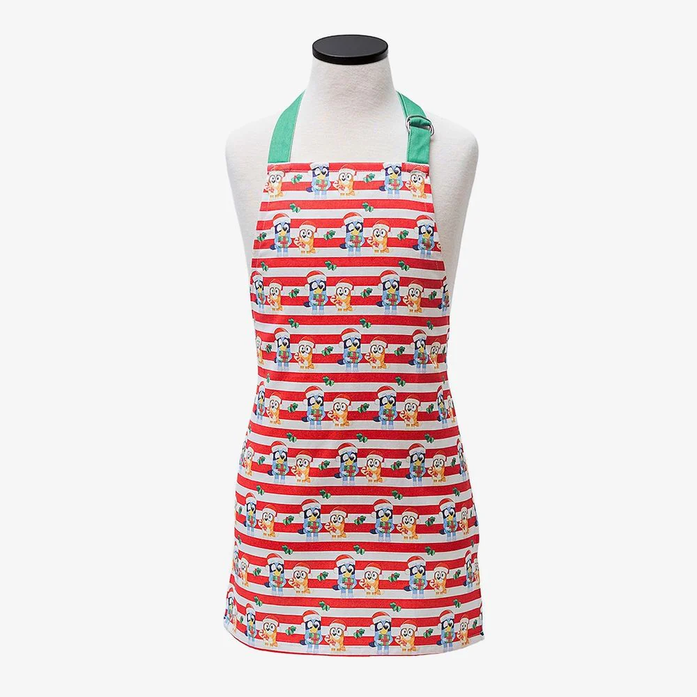 Bluey Holiday Youth Apron and Oven Mitt Set - Image 4