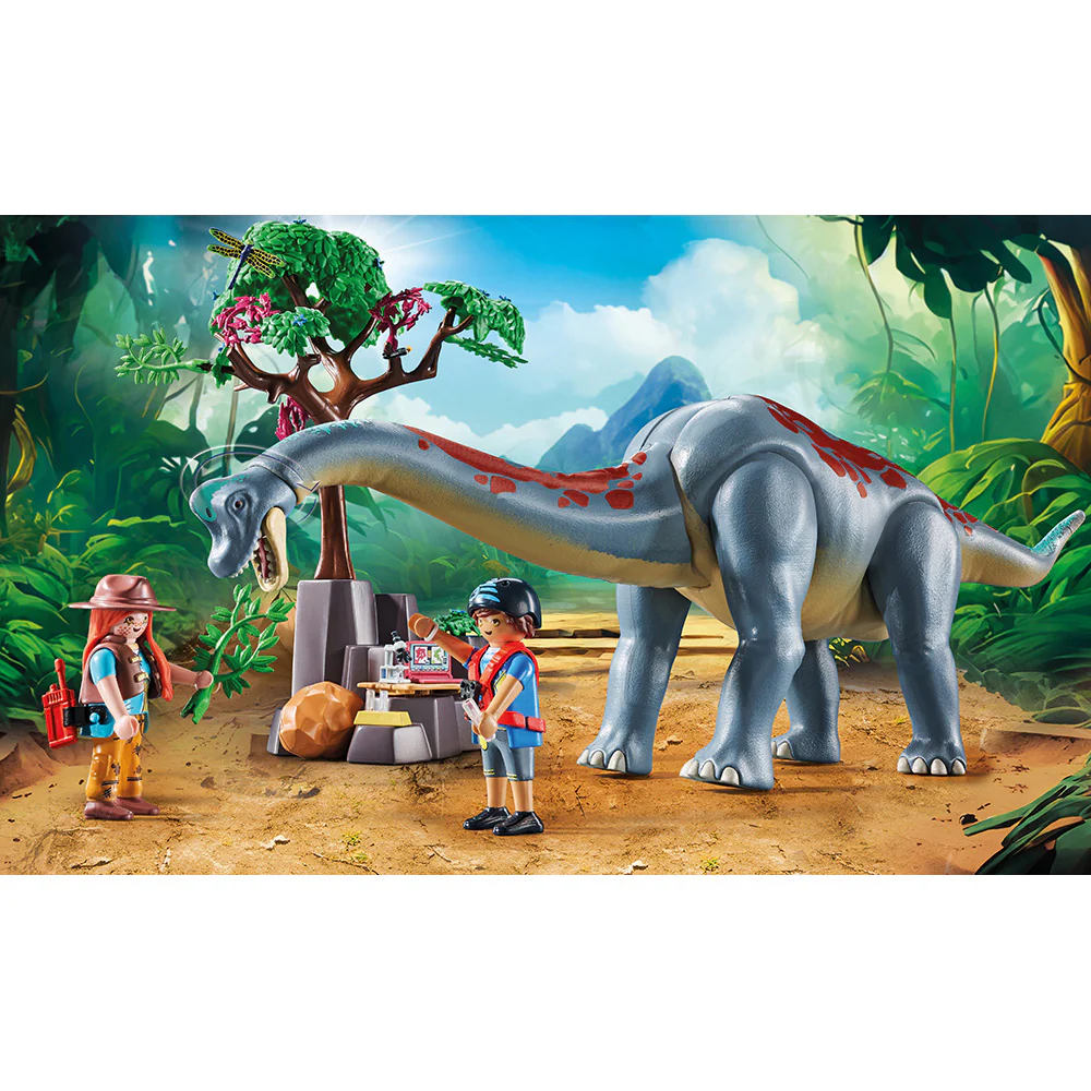 Brachiosaurus with Hovercraft Playset - Image 2