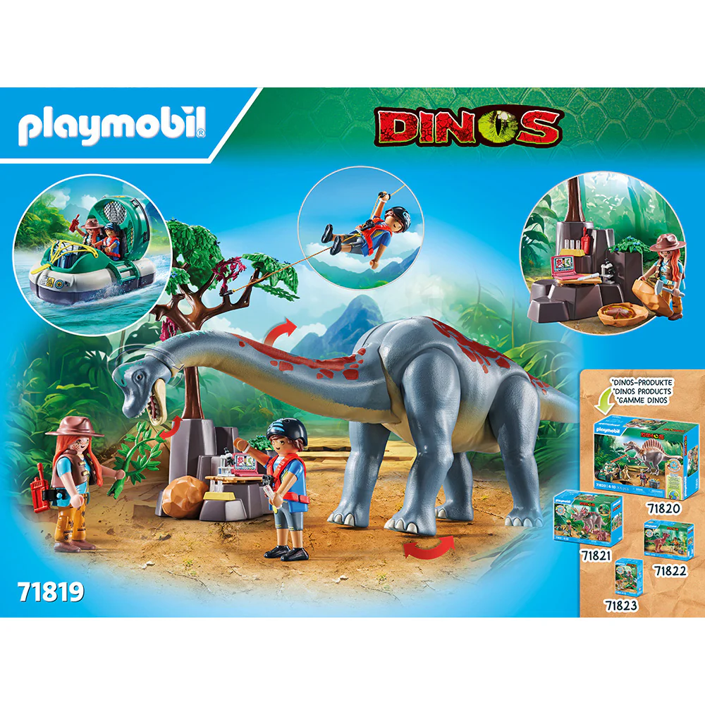 Brachiosaurus with Hovercraft Playset - Image 7