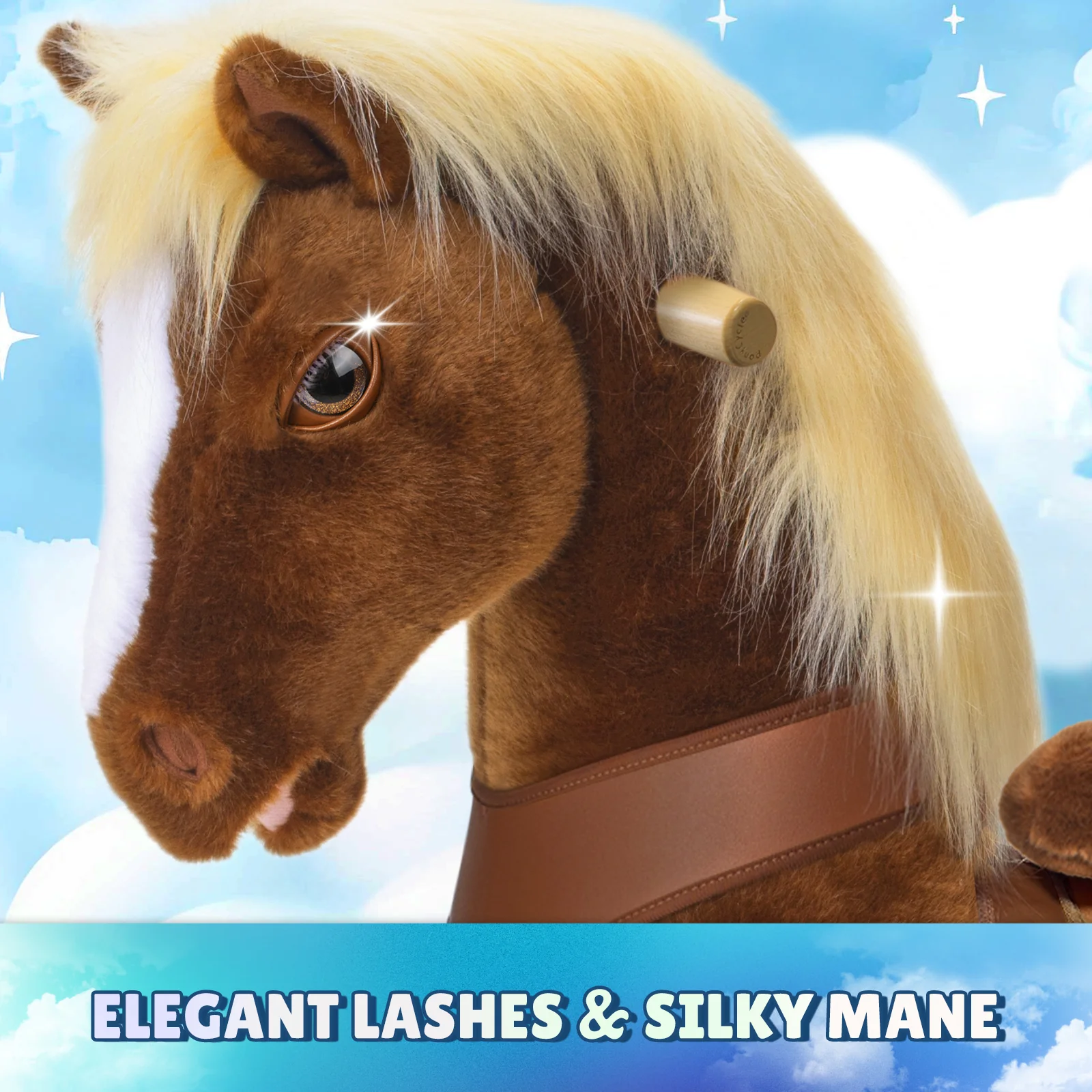 Brown Horse Model Y Ride on Toy - 3-4 Years - Image 3
