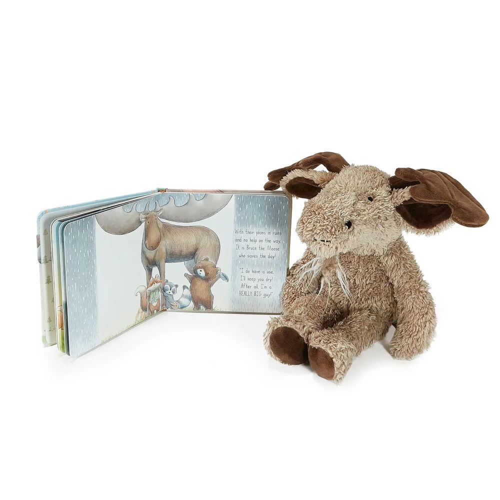 Bruce the Moose Plush & Camp Cricket Book Bundle - Image 2