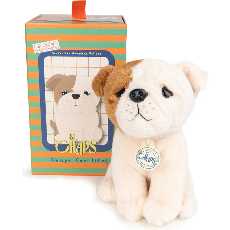 BT Chaps Bertha the American Bulldog Plush in Giftbox - 6.5"