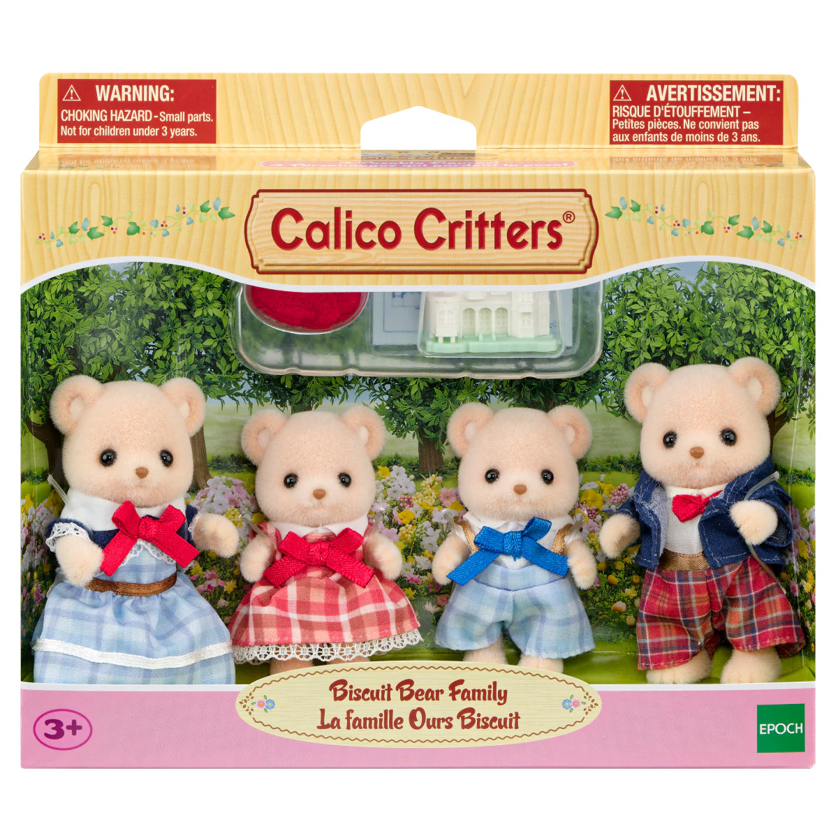 Calico Critters Biscuit Bear Family Collectible Doll Figures - Image 2
