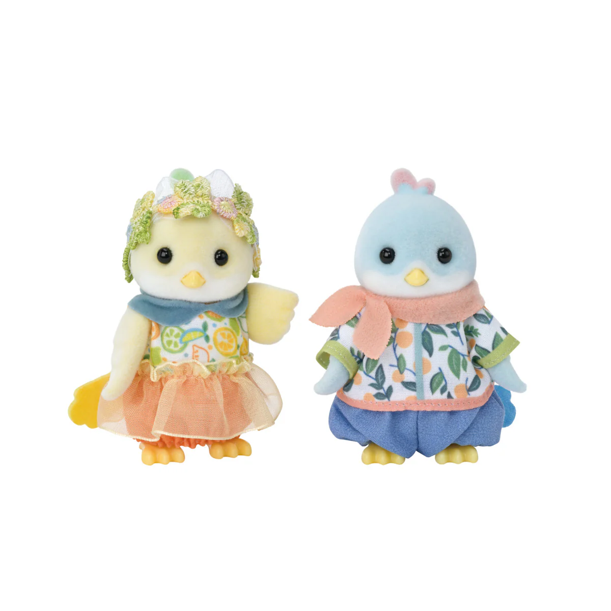 Calico Critters Citrus Bird Family Collectible Doll Figures
