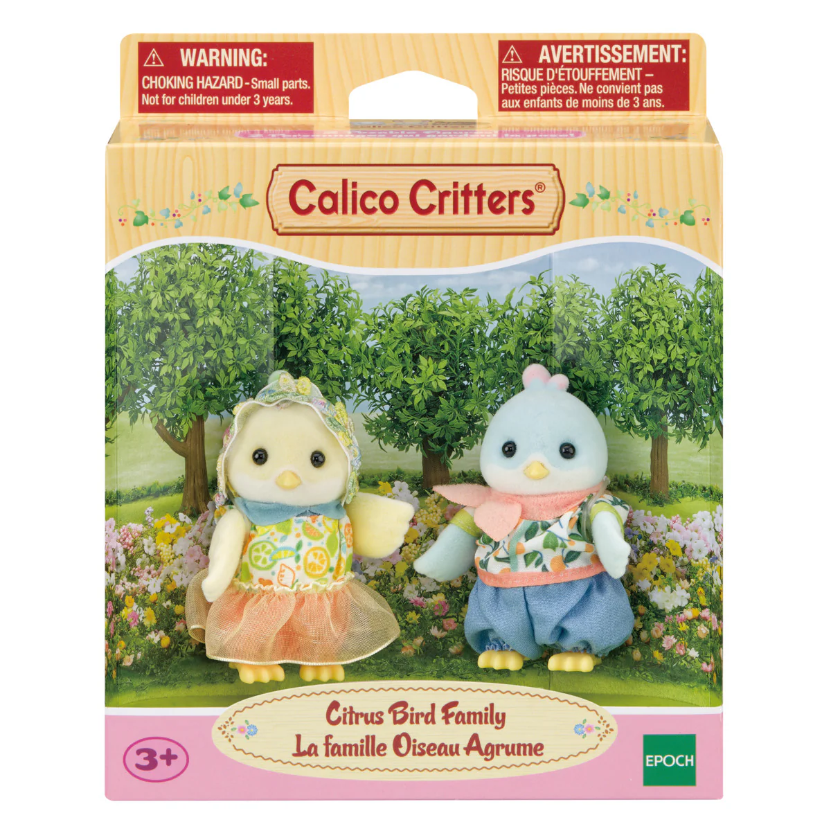 Calico Critters Citrus Bird Family Collectible Doll Figures - Image 2
