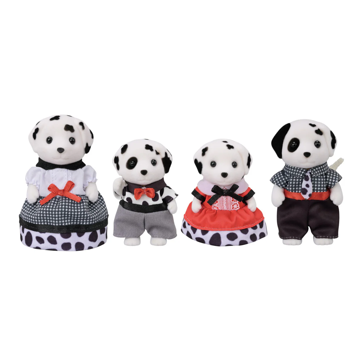 Calico Critters Dalmatian Family Collectible Doll Figures