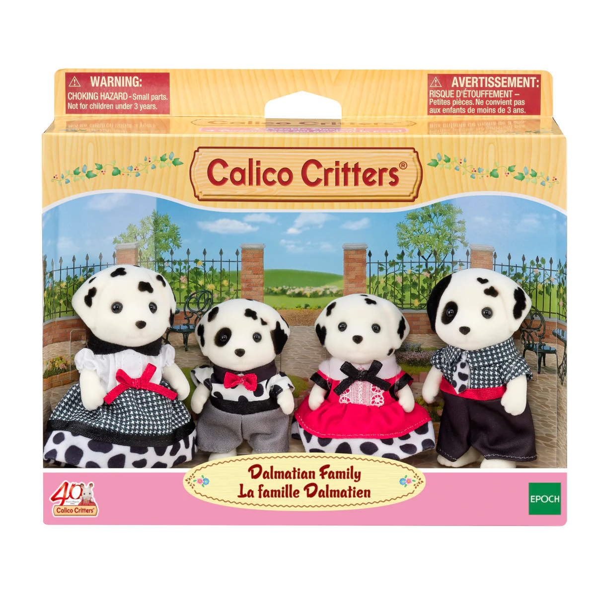 Calico Critters Dalmatian Family Collectible Doll Figures - Image 2