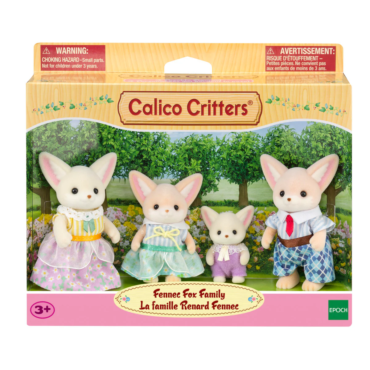 Calico Critters Fennec Fox Family Collectible Doll Figures - Image 2