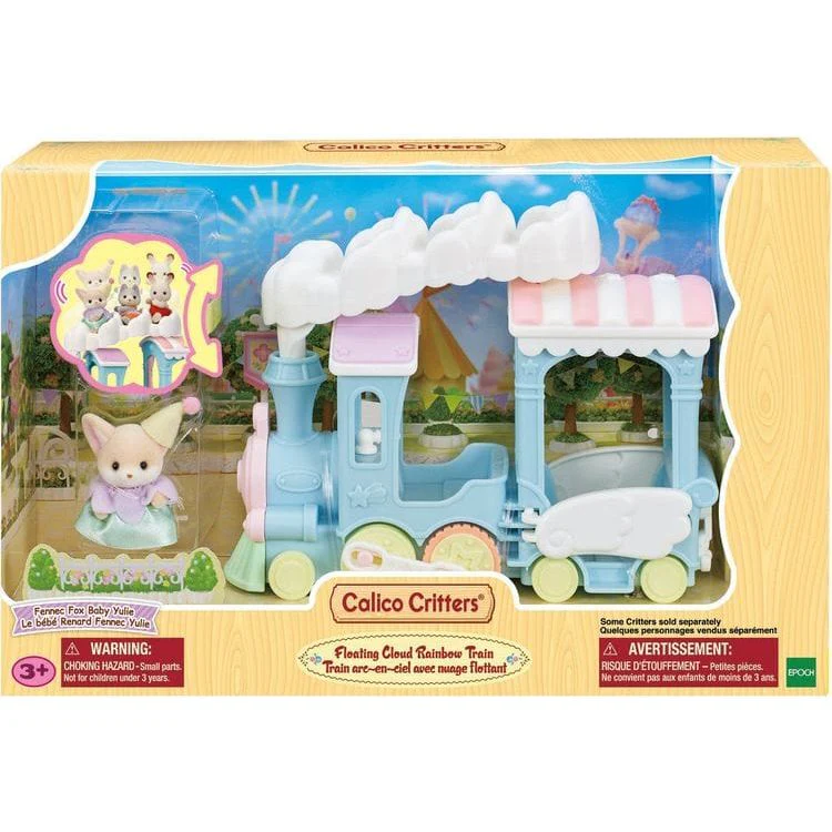 Calico Critters Floating Cloud Rainbow Train, Toy Train Vehicle for Dolls with Figure Included - Image 2