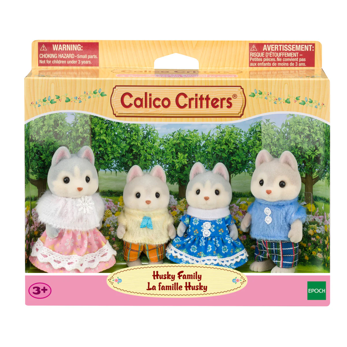 Calico Critters Husky Family Collectible Doll Figures - Image 2
