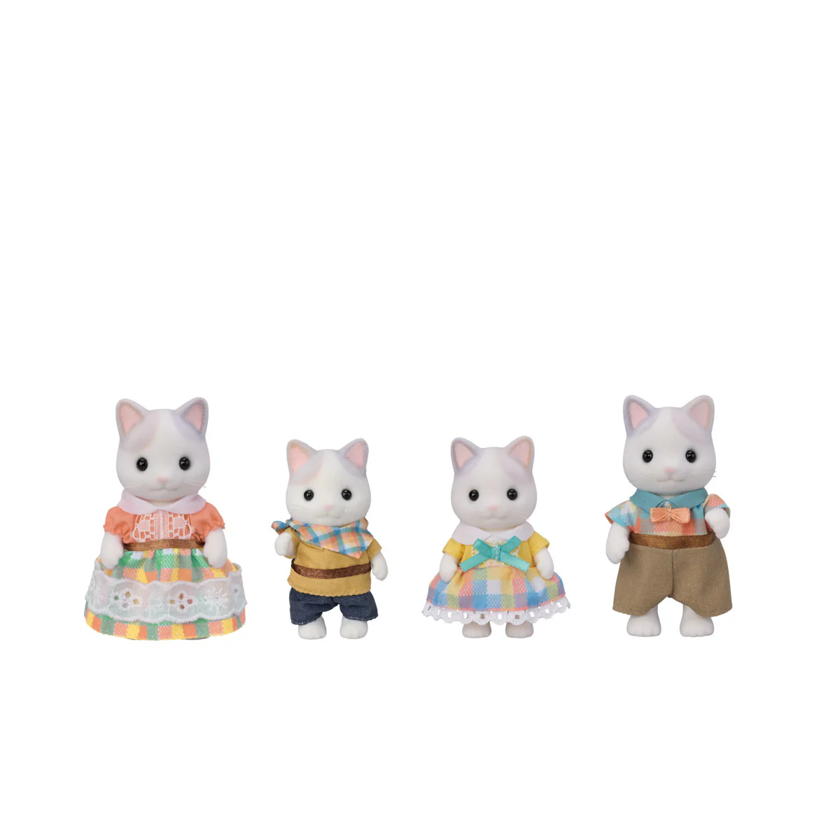 Calico Critters Latte Cat Family Collectible Doll Figures