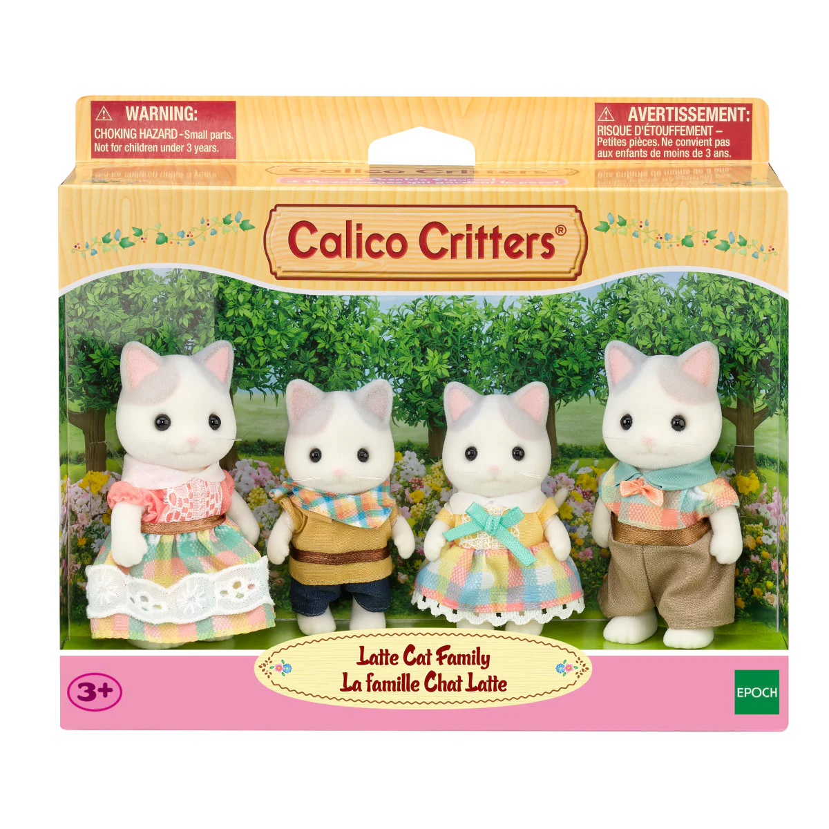 Calico Critters Latte Cat Family Collectible Doll Figures - Image 2