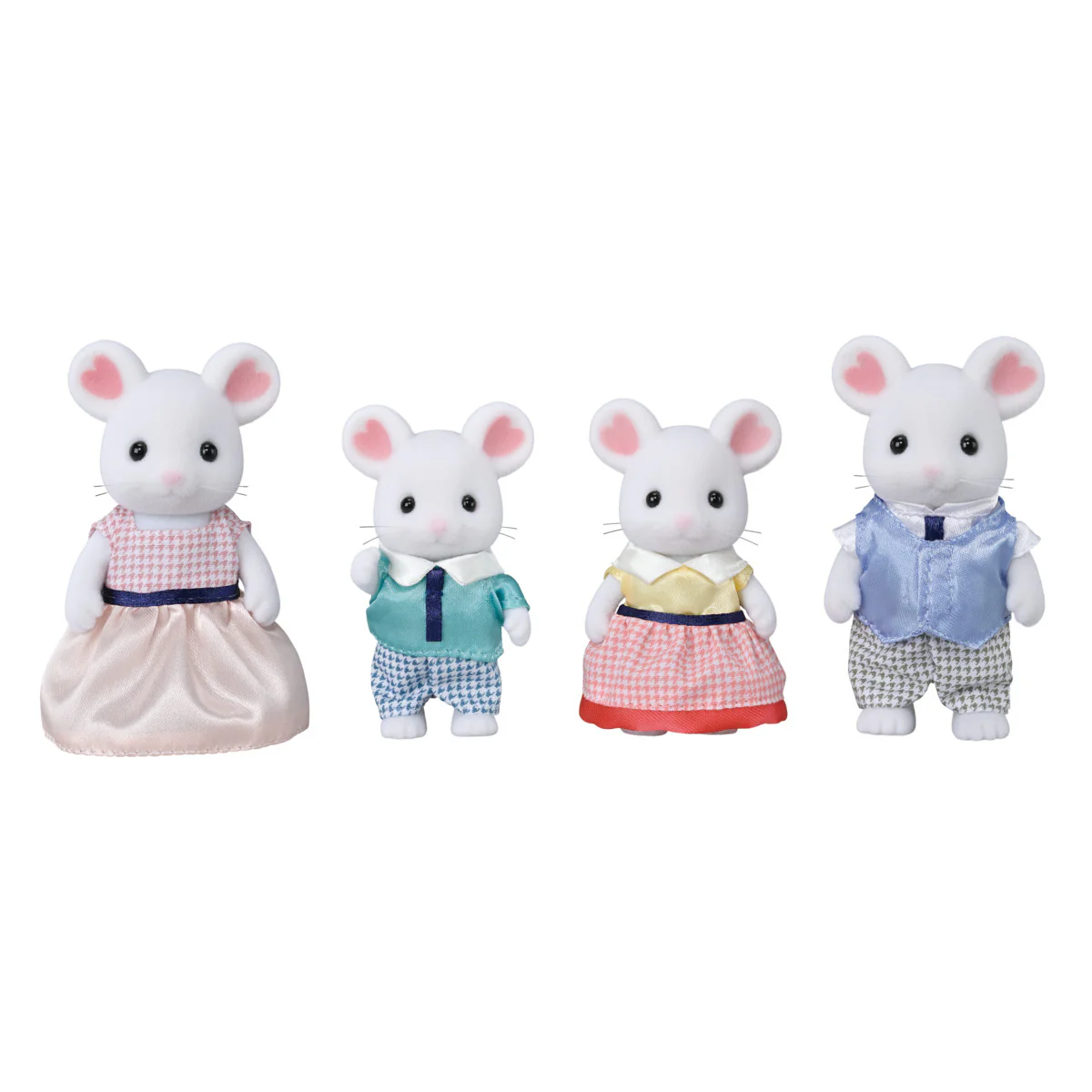 Calico Critters Marshmallow Mouse Family Collectible Doll Figures