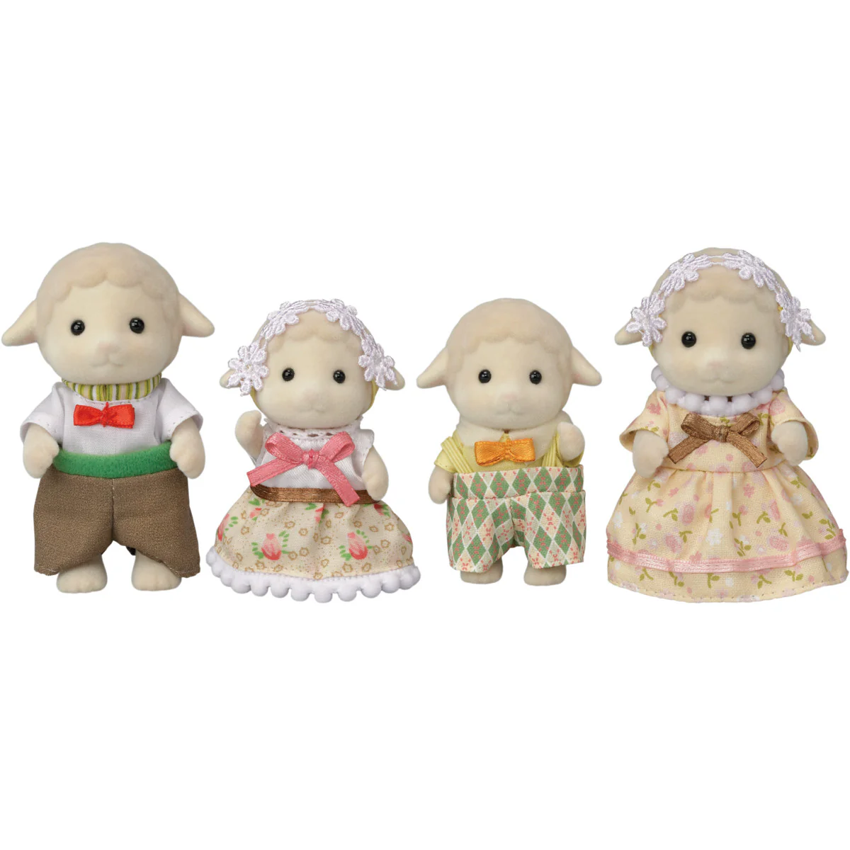Calico Critters Sheep Family Collectible Doll Figures