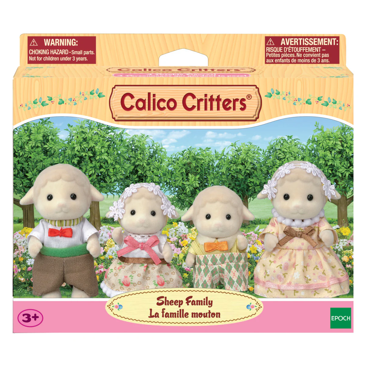 Calico Critters Sheep Family Collectible Doll Figures - Image 2