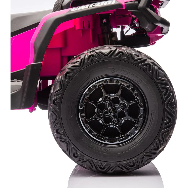 Can Am Outlander 24V 4x4 2-Seater Ride on Car - Pink - Image 7
