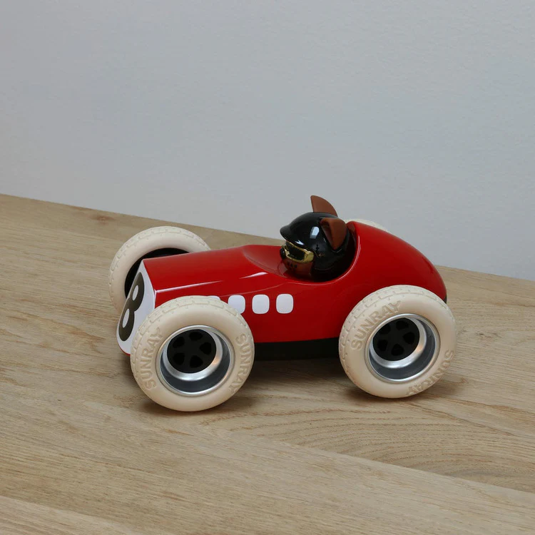 Egg Roadster Hardy Car Toy - Red - Image 2