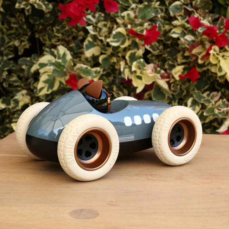 Egg Roadster Scrambler Car Toy - Grey/Blue - Image 2