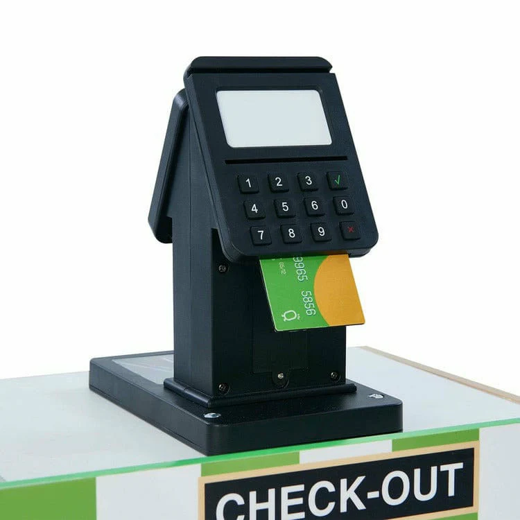 Cashier Austin Play Market Stand - Green / Wood - Image 7