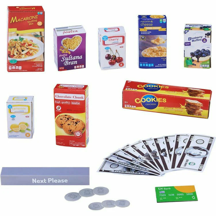 Cashier Austin Play Market Stand - Green / Wood - Image 8