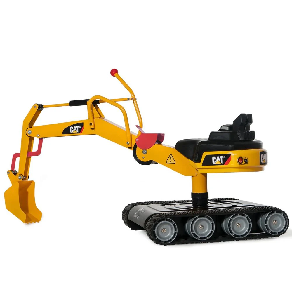 CAT Metal Ride-On Digger - Image 4
