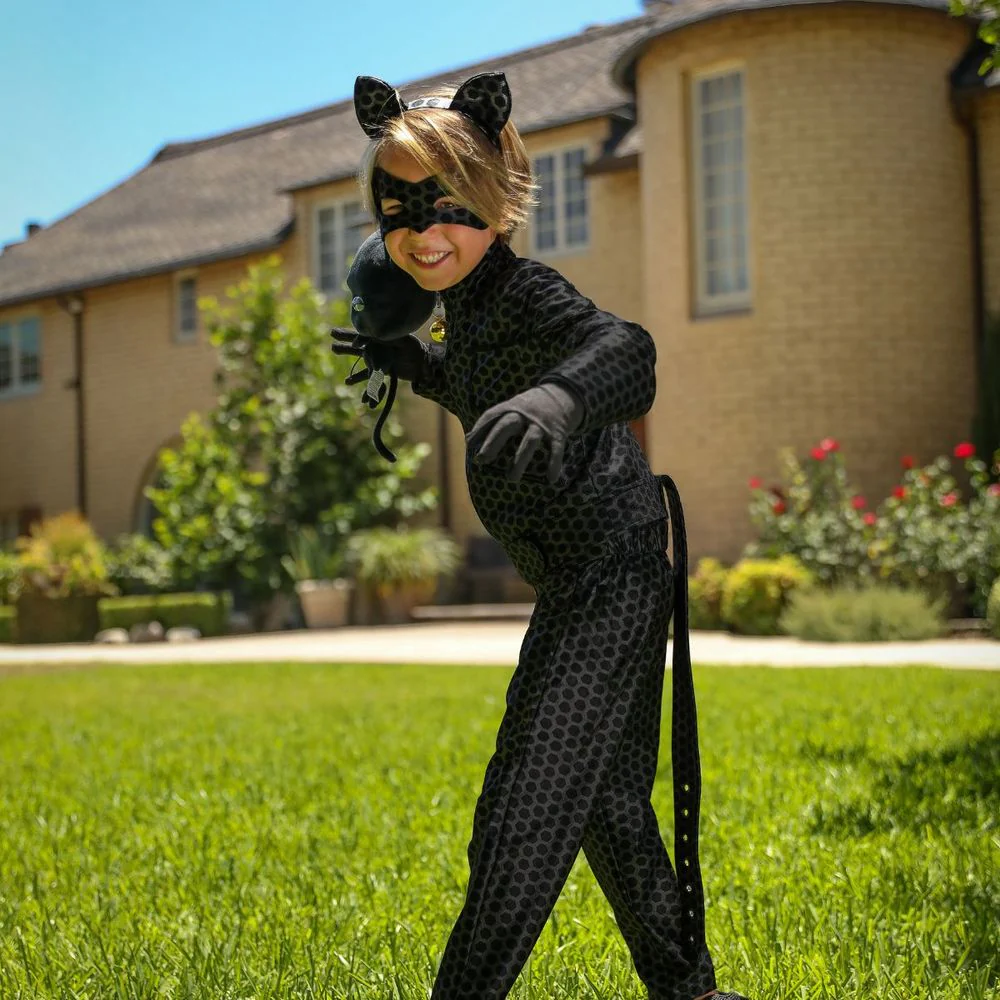 Cat Noir Child Dress Up - Size 9/10 Years - Image 3