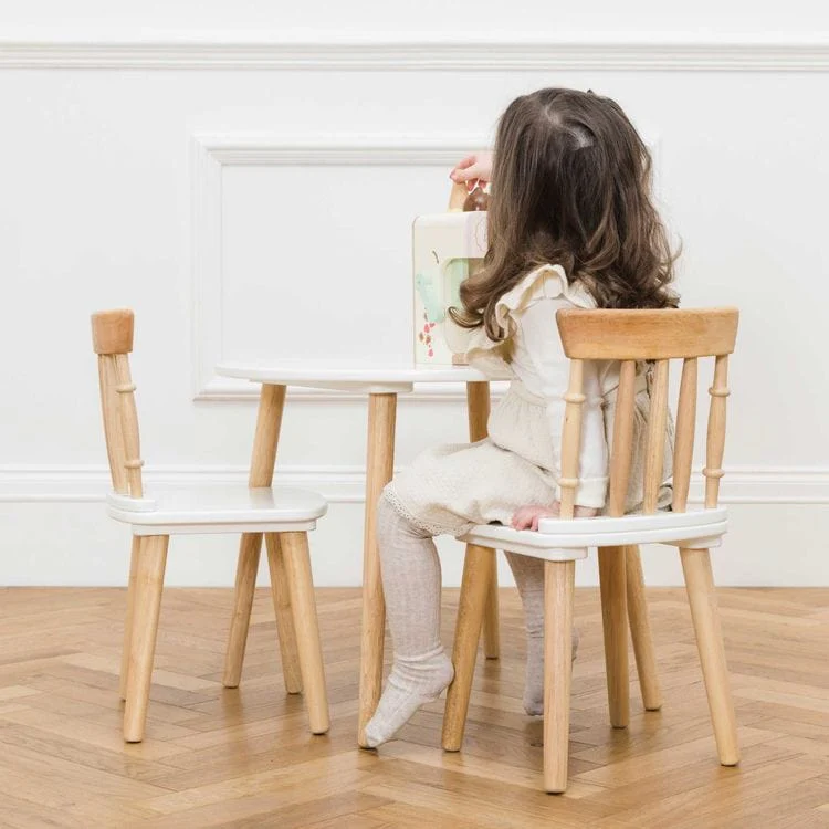 Children's Wooden Table and Chairs - Image 2