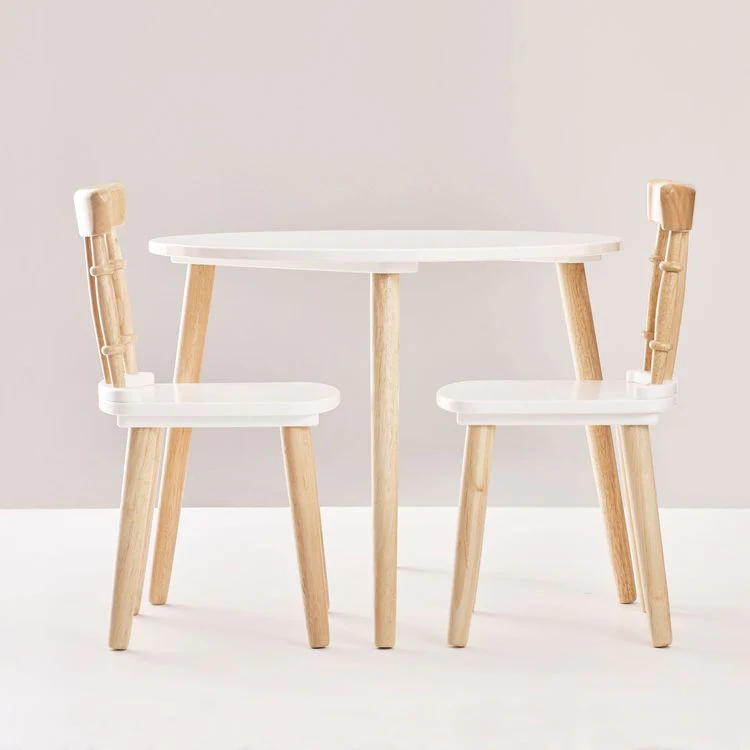 Children's Wooden Table and Chairs - Image 5