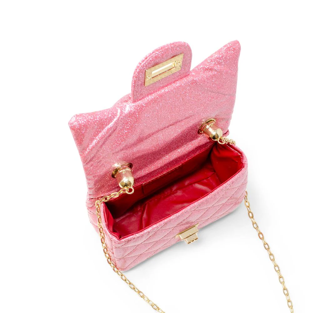 Classic Sparkle Top Handle Handbag - Pink Lemonade - Image 5