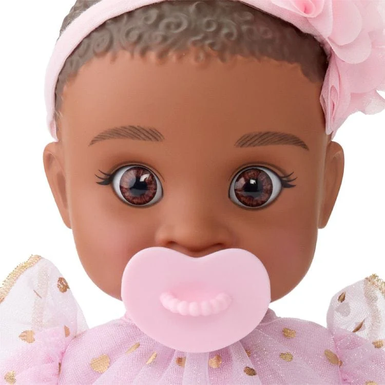 Cuddle Baby Doll 14-Inches - Dark Brown Hair - Image 2