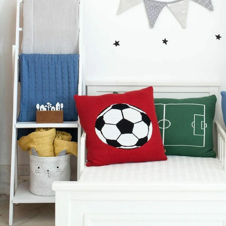 Cherry Soccer Ball Pillow - Image 2