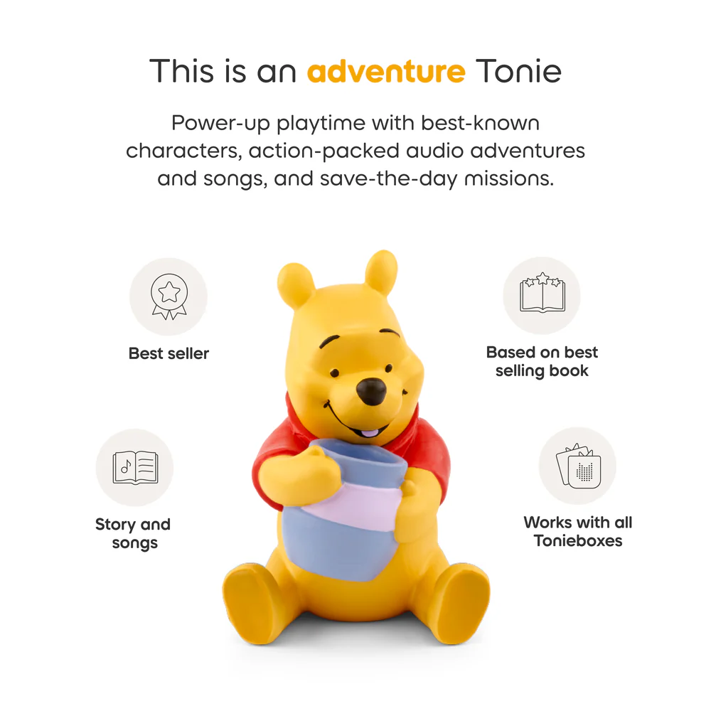 Tonies Disney Winnie the Pooh Toniebox 2 Play Set - Cloud Pink - Image 8