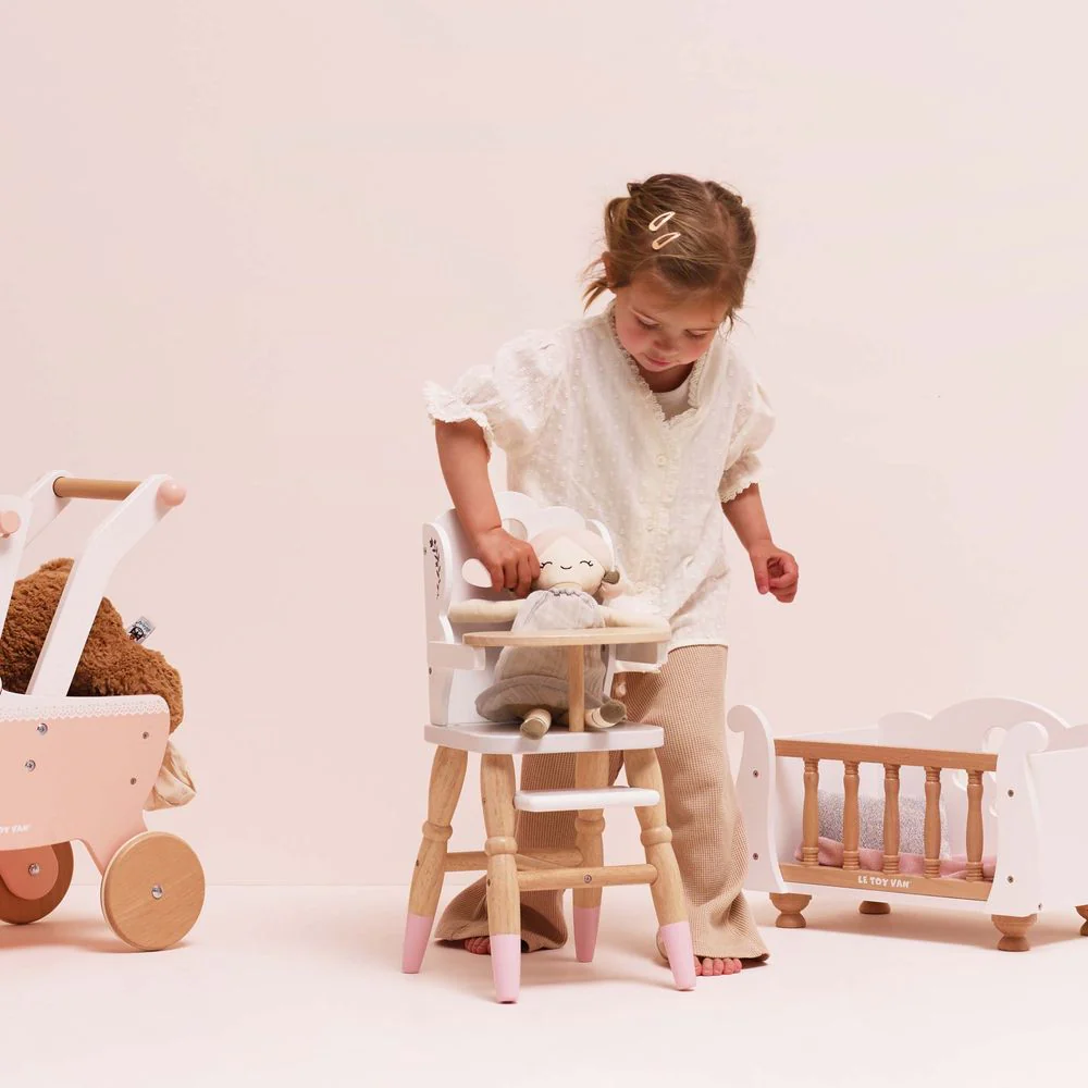 Doll Wooden High Chair - Image 2