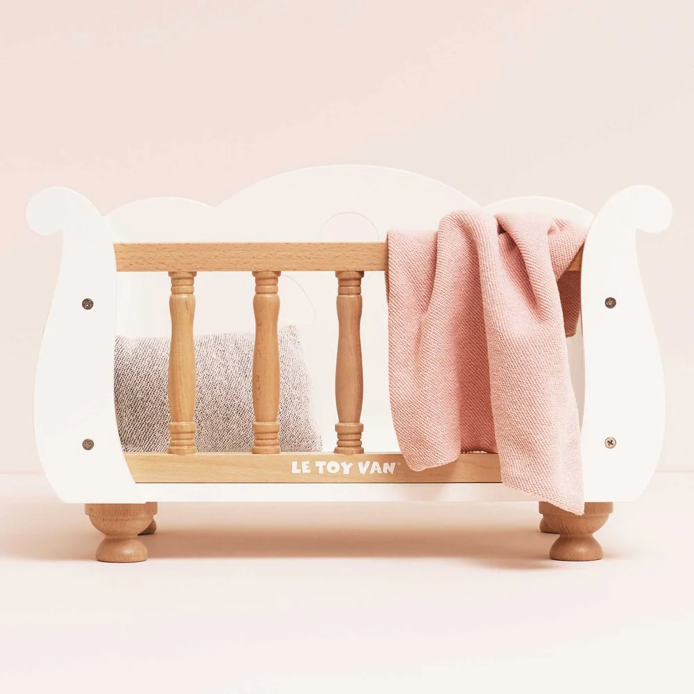 Dolls Wooden Cot - Image 2