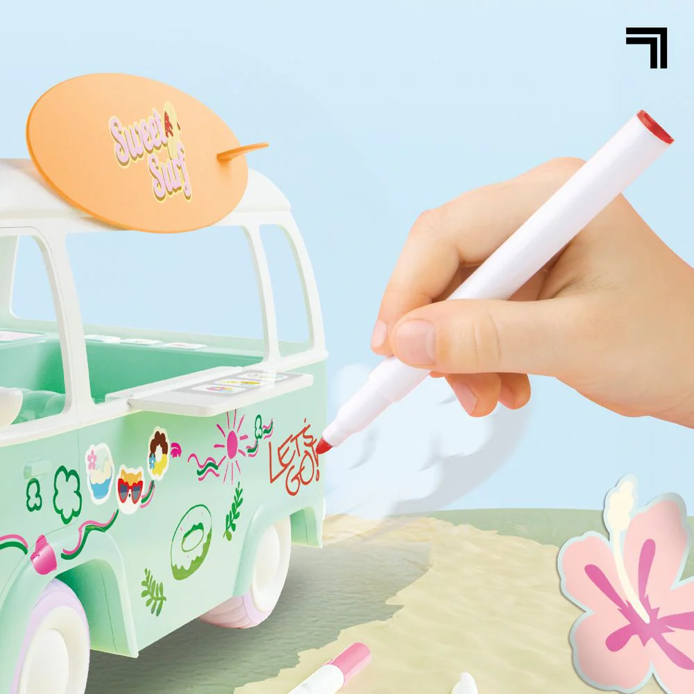 Doodle Sweets Shop Customizable RC Van - Image 6