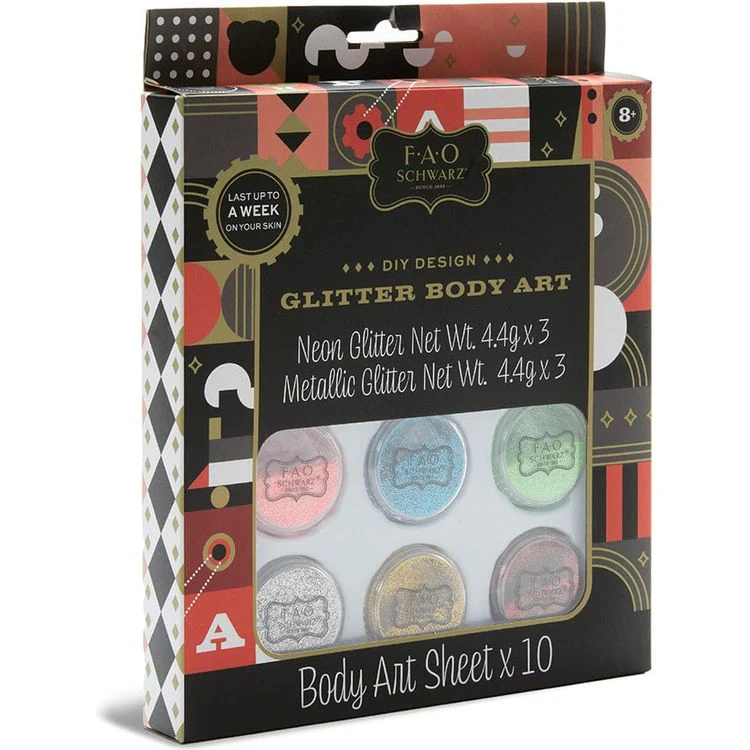 F.A.O. Schwarz DIY Glitter Body Art Kit - Image 6