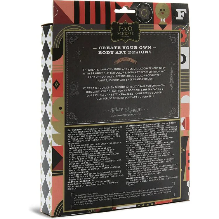 F.A.O. Schwarz DIY Glitter Body Art Kit - Image 7