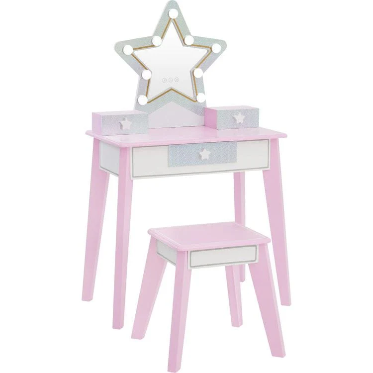 Fantasy Fields Little Princess Star Vanity with LED Mirror - Image 3