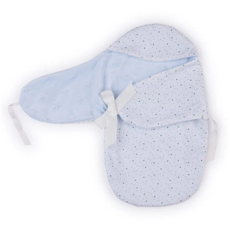 My FAO Doll Swaddle - Light Blue Stars - Image 2