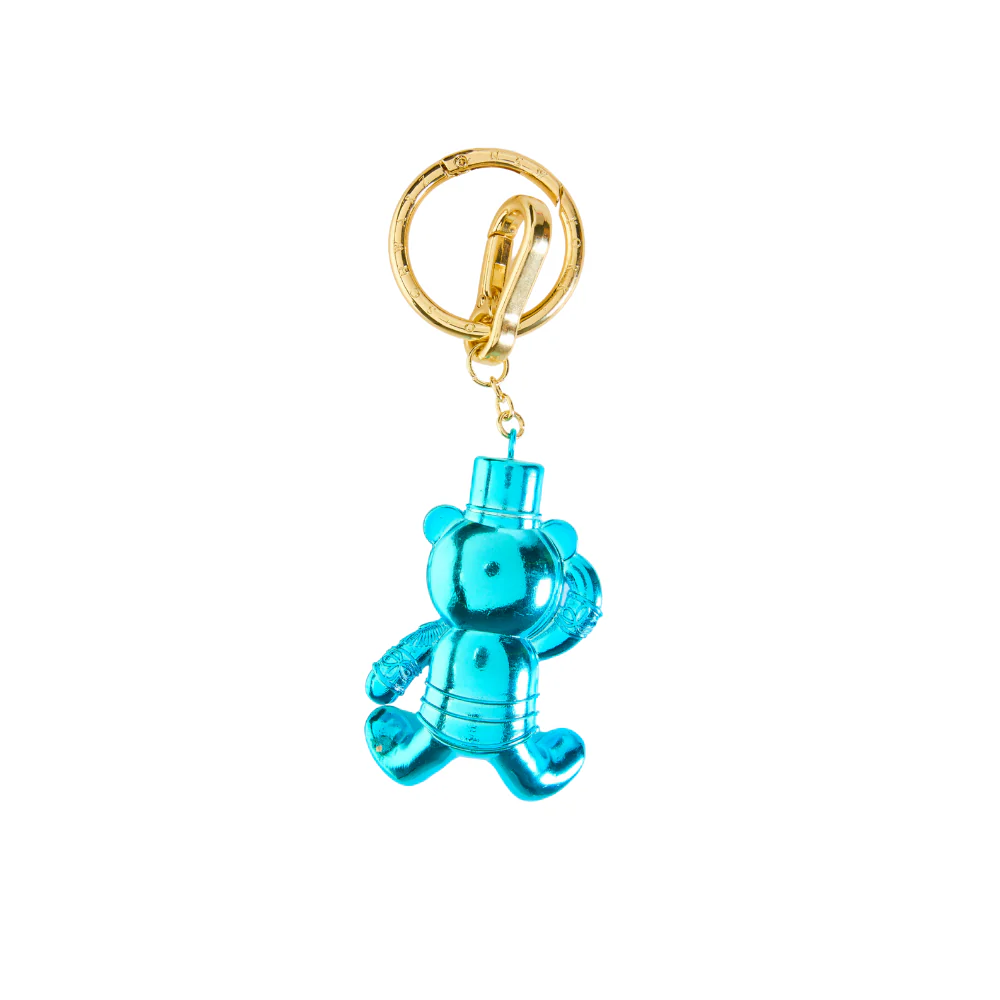 FAO Chrome Bear Keychain - Blue - Image 2