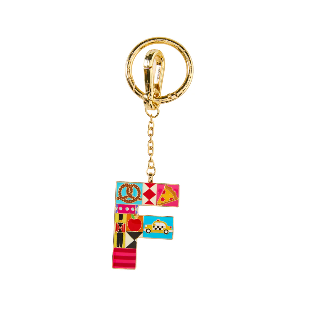 FAO Initial Keychain - F