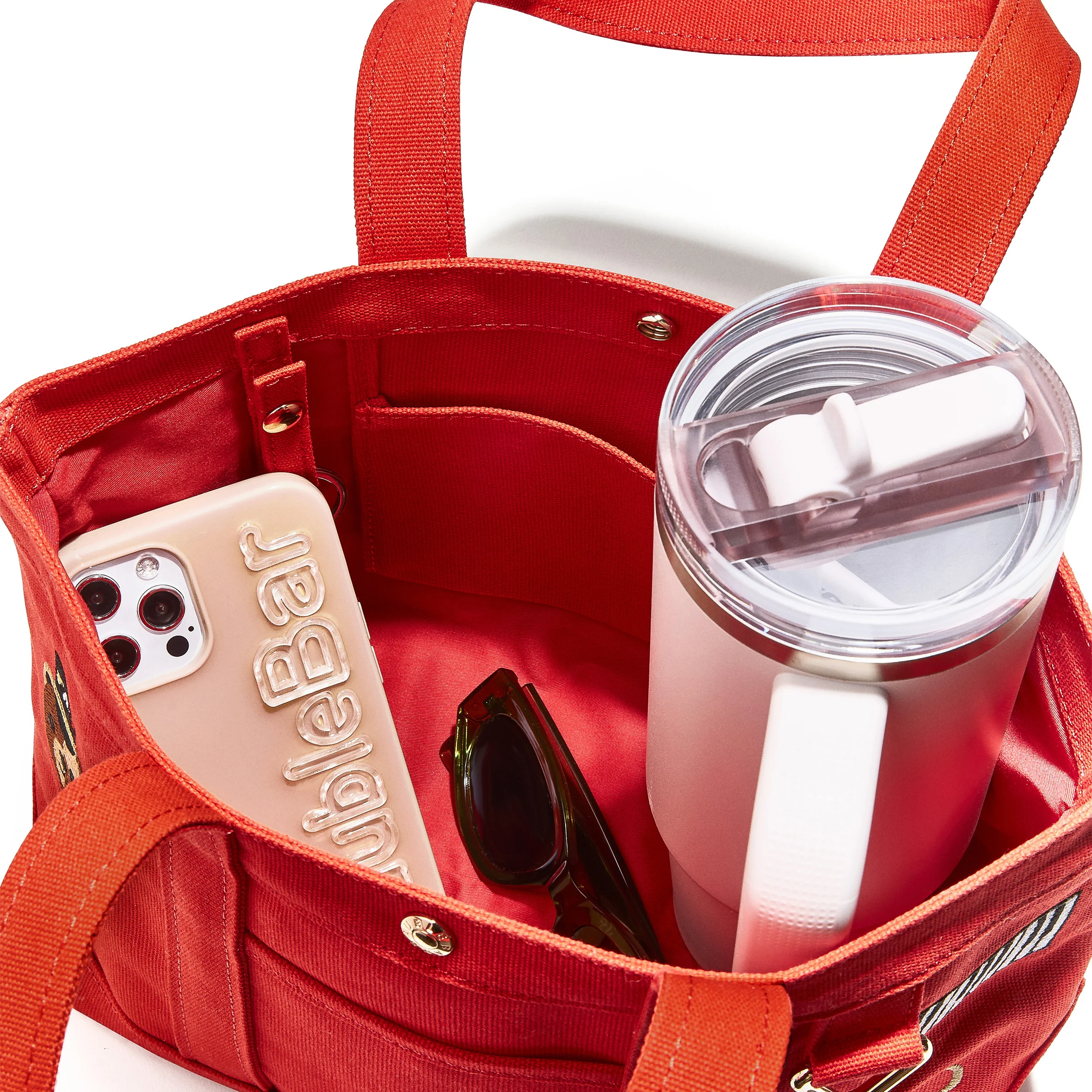 FAO x BaubleBar Small Tote Bag - Red - Image 3