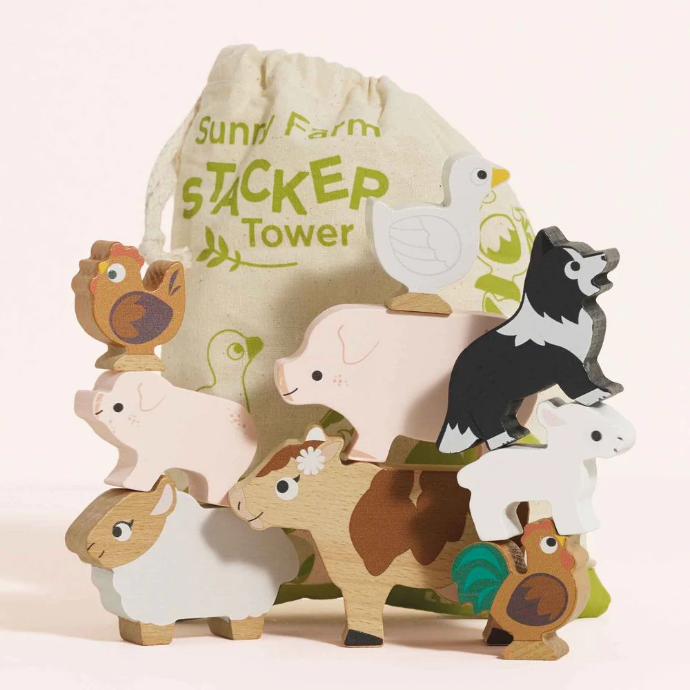 Farmyard Stacking Animals & Bag - Image 5