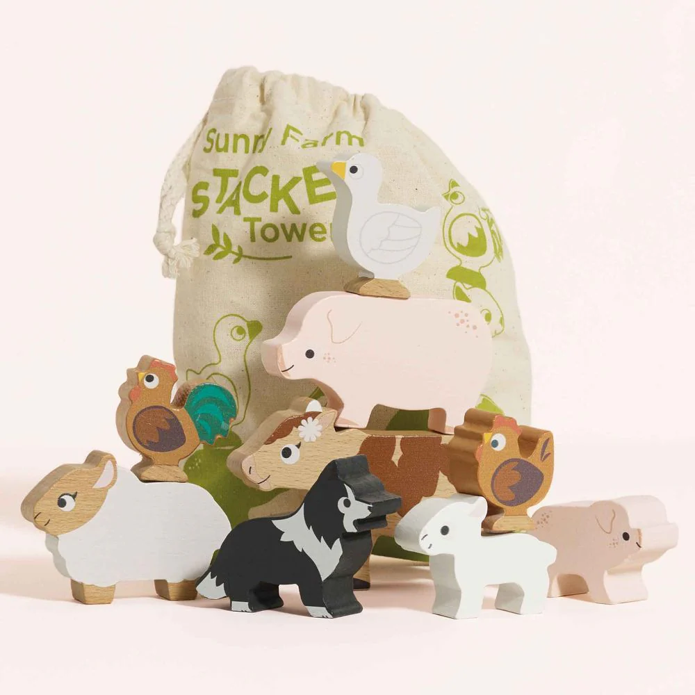 Farmyard Stacking Animals & Bag - Image 6