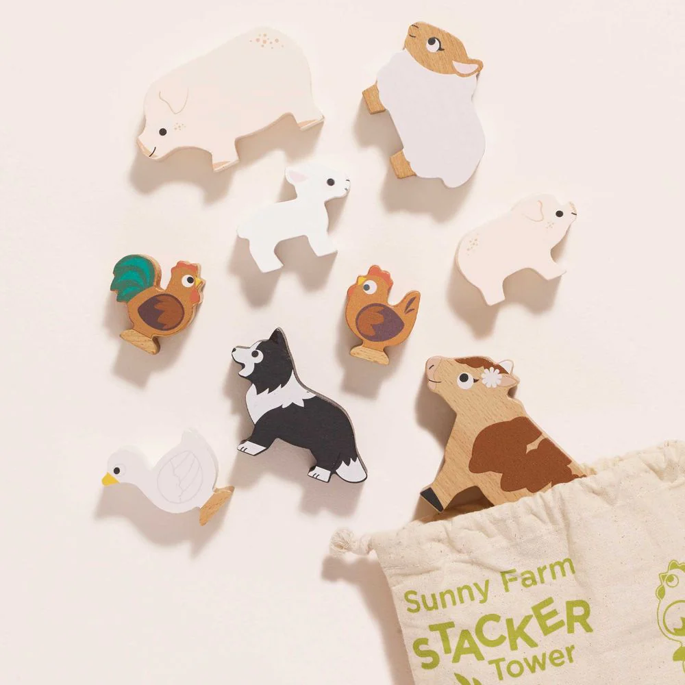 Farmyard Stacking Animals & Bag - Image 7