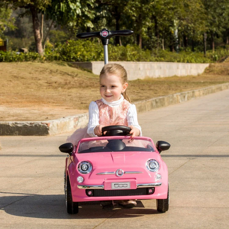Fiat Push Car - Pink - Image 2