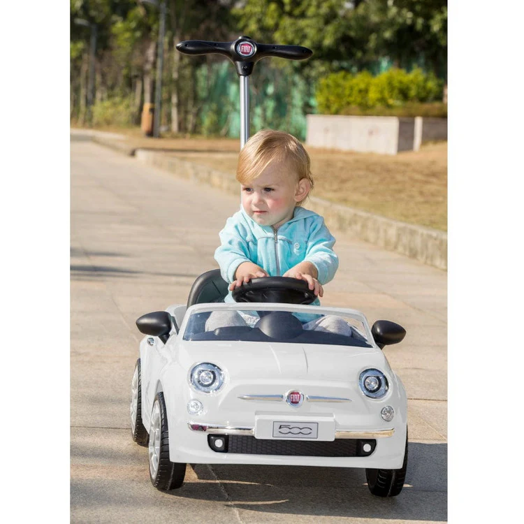 Fiat Push Car - White - Image 2