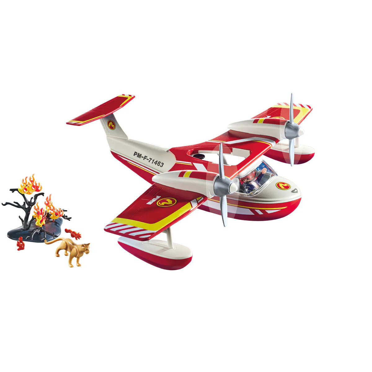 Firefighting Seaplane Playset