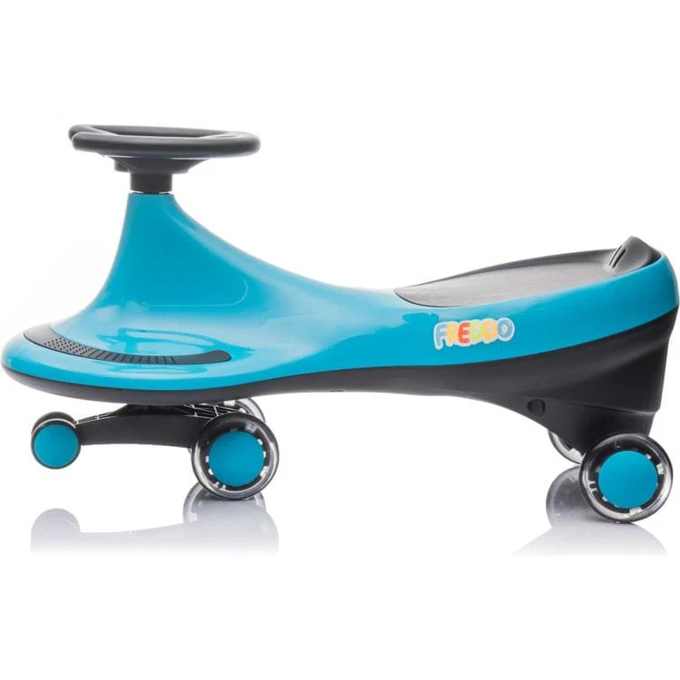 Freddo Toys Swing Car with Flashing Wheels - Blue - Image 2