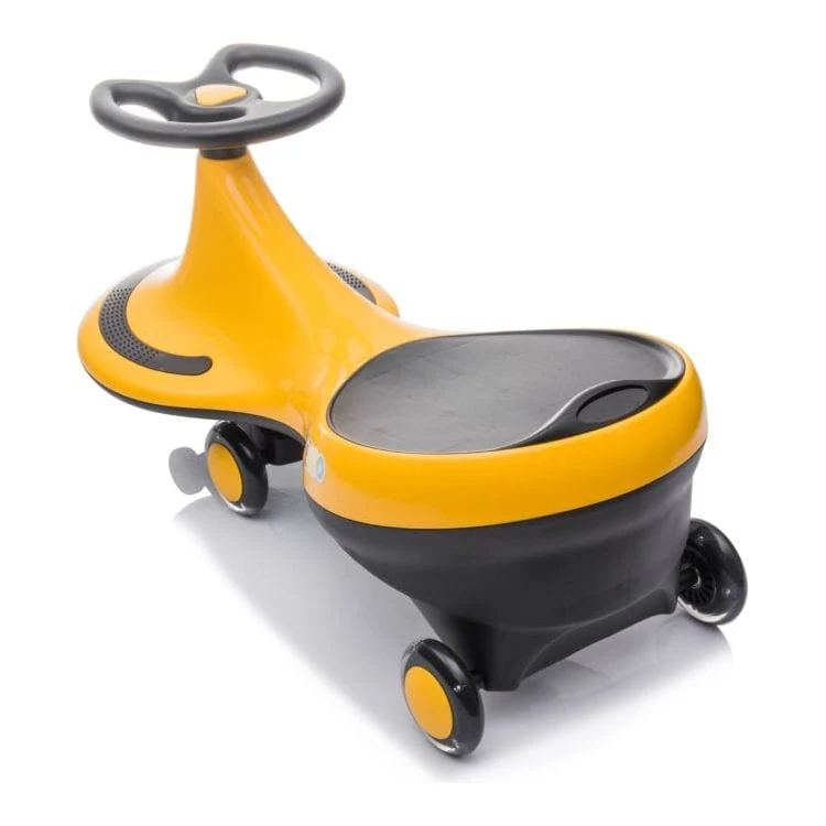 Freddo Toys Swing Car with Flashing Wheels - Yellow - Image 6